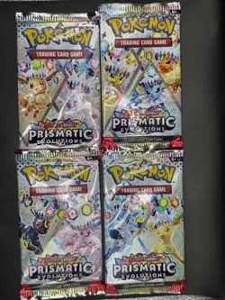 4 Heavy Packs - Pokemon TCG: Prismatic Evolutions Booster Packs - Image 1