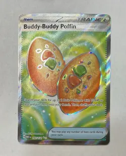 Buddy-Buddy Puffin 167/132 Mega Evolution Full Art Trainer Pokemon TCG MINT - Image 1