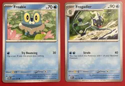 Pokemon Froakie 056, Frogadier 057, Greninja ex 054 - Scarlet & Violet Promo - Image 2