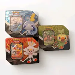 Galar Partners 2020 Pokemon TCG Tin Factory Complete Set Sealed - Image 1