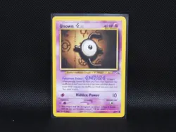 👾 UNOWN E, F, I, N, O | Lot of 5 | 2001 Pokemon Neo Discovery - Image 2