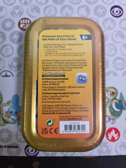 Pokekon - Paldea Friends Mini Tin - SPRIGATITO & FIDOUGH SEALED - Image 5