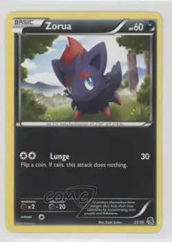 Zorua Pokemon BW Trainer Kit Zoroark Deck #23 - Image 1