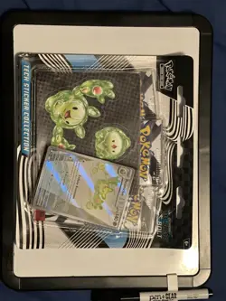 Pokemon TCG Scarlet Violet Black Bolt Tech Sticker Collection 3 Pack Blister - Image 1