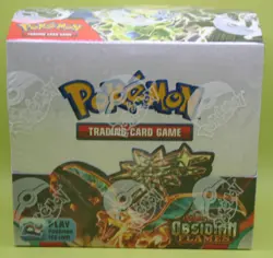 (501121) Pokemon SV OBSIDIAN FLAMES BOOSTER BOX - FACTORY SEALED NEAR MINT/MINT 820650863745 - Image 2