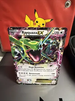 Pokemon TCG Rayquaza EX XY66 Black Star Promo Mp Condition - Image 1