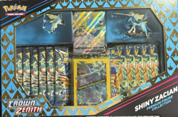 Pokemon TCG Crown Zenith Shiny Zacian Premium Figure Collection Box 2023 Sealed - Image 1