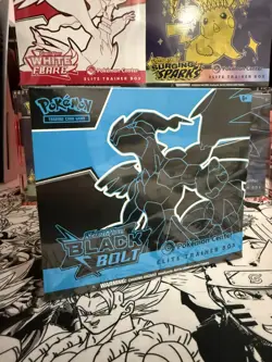 Pokemon TCG Black Bolt Pokemon Center Elite Trainer Box ETB - FACTORY SEALED ✅ - Image 1