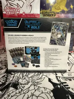 Pokemon TCG Black Bolt Pokemon Center Elite Trainer Box ETB - FACTORY SEALED ✅ - Image 3