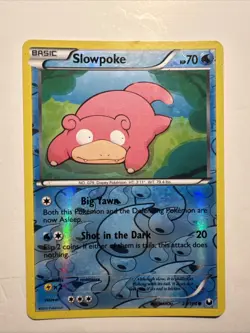 Pokemon TCG Slowpoke Holo 2012 23/108 Legendary Treasures LP - Image 1