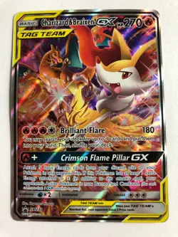 Charizard & Braixen GX SM230 Pokemon SM Promos - LP - Image 1