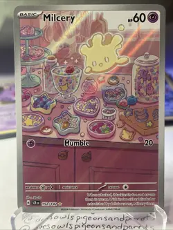 Pokemon TCG Milcery 152/142 Illustration Rare Stellar Crown nm - Image 1