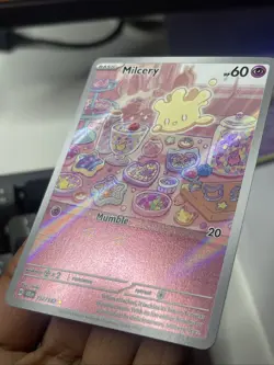 Pokemon TCG Milcery 152/142 Illustration Rare Stellar Crown nm - Image 2