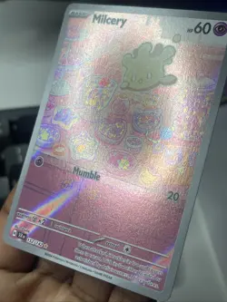 Pokemon TCG Milcery 152/142 Illustration Rare Stellar Crown nm - Image 3