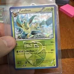 Pokemon TCG Leafeon Plasma Freeze 11/116 Exclusive Cracked Ice Holo - Image 1