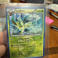 Pokemon TCG Leafeon Plasma Freeze 11/116 Exclusive Cracked Ice Holo - Image 2