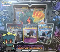 Pokemon TCG: XY Marshadow GX Box Collection 3 Booster Packs & Promo Sealed New - Image 1