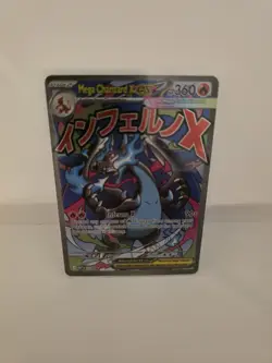 Mega Charizard X ex 023 Mega Evolution Phantasmal Flames Promo Pokemon Card NM - Image 1