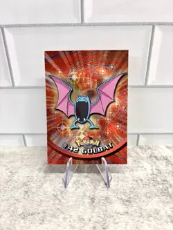 Pokemon Card - Foil Holo Golbat #42 - Topps Black Logo - Image 1