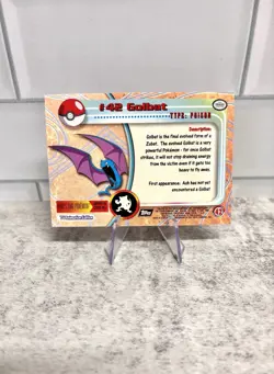 Pokemon Card - Foil Holo Golbat #42 - Topps Black Logo - Image 2