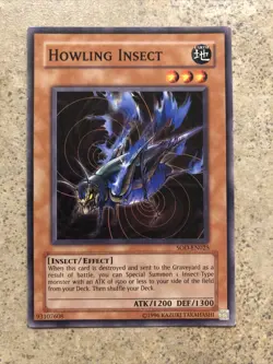 Howling Insect SOD-EN025 Yu-Gi-Oh! Card Unlimited - Image 1