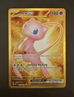 Pokemon Mew EX 205/165 Gold Hyper Rare Holo TCG Card Scarlet & Violet - Image 1