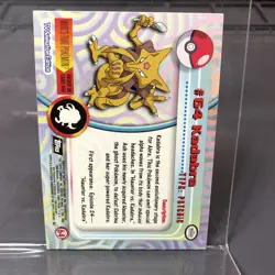 Kadabra #64 Pokemon Topps Official Trading Cards Holo 1999 Nintendo - Image 2