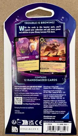 Disney 28pk Lorcana Trading Card Game Ursula's Return Booster Pack TCG 336 Cards - Image 3