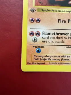 Magmar 36/102 Shadowless 1st Edition Base Set Pokemon Card NM - Image 5