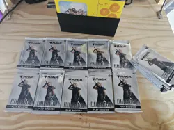 FINAL FANTASY Play Boosters 17 pack Lot With Bonus Scene Card SEALED - Image 1