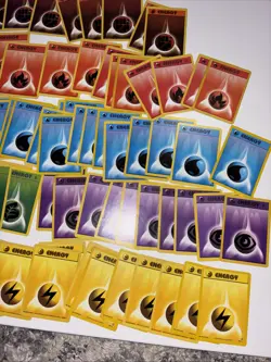 Pokemon Huge Lot Vintage Energy Cards 85 1995 WOTC - Image 4
