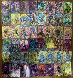 Lot of 48 Super Dragon Ball Heroes Cards Japan Bandai UR SEC Goku - Image 1