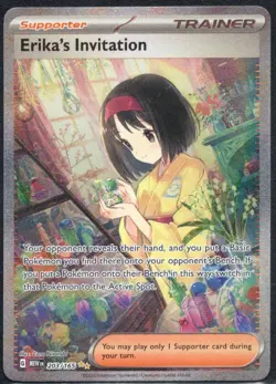SV 151 Erika's Invitation #203/165 LP+-Pokemon Card - Image 1
