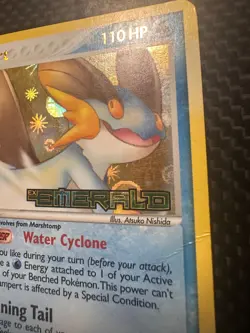Pokemon TCG Swampert Holo Rare Card 11/106 Emerald Reverse Holo Stamp Hp - Image 5