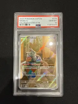 Mimikyu 075 Sv: Scarlet & Violet Promo Cards Holo PSA 10 - Image 1