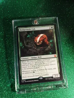 MTG Badgermole Cub Single Card Mint Near Mint Mythic Magic The Gathering - Image 1