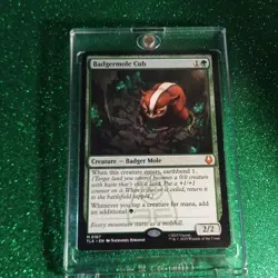 MTG Badgermole Cub Single Card Mint Near Mint Mythic Magic The Gathering - Image 2