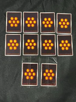 DRAGON BALL SUPER HOLO FOIL CARD LOT (10) SON GOKU/VEGETA/KING COOLER AA 72222 - Image 2