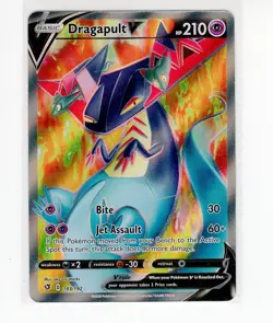 ENGLISH Dragapult V 183 Rebel Clash Pokemon Card (g3) - Image 1