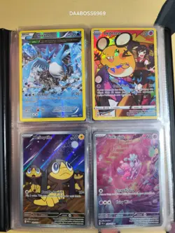 Pokemon Pikachu Card Binder Collection Illustration Secret Rare Full Art EX V - Image 1