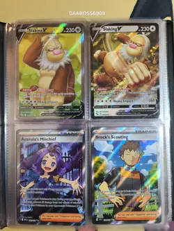 Pokemon Pikachu Card Binder Collection Illustration Secret Rare Full Art EX V - Image 3