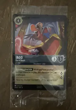 Disney D23 2025 Gold Member Exclusive Gift Lorcana Iago Foil Promo Card - Image 1