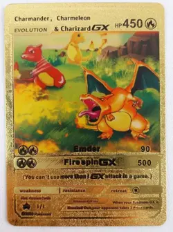 Gold Rare Charizard Pokemon Card Bundle Inc Promo And Hyper Rare | 6 Cards #234 - Image 2