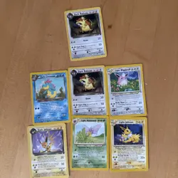 Pokemon Cards - Various Light & Dark Cards 7 Total - Image 1
