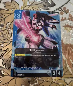 Gundam Card Game Tallgeese Rare Dual Impact GD02-005 R - Image 1