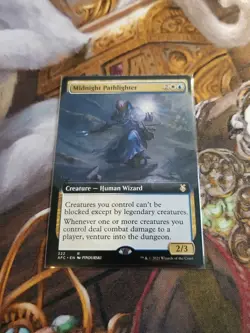 Midnight Pathlighter Extended Art MTG AFR - Pack Fresh - - Image 1