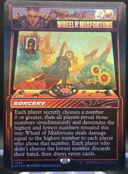 Wheel of Misfortune #1959 Secret Lair Drop Rainbow Foil Rare - Image 1