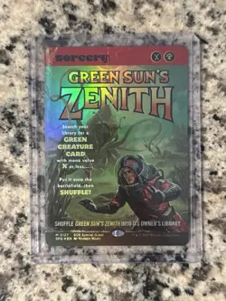 MTG Magic the Gathering Green Sun's Zenith (127/135) Special Guests LP FOIL - Image 1