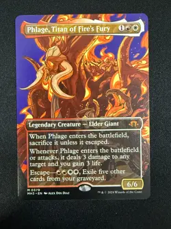 Phlage, Titan of Fire's Fury (BORDERLESS) - Modern Horizons 3 Magic - Image 1