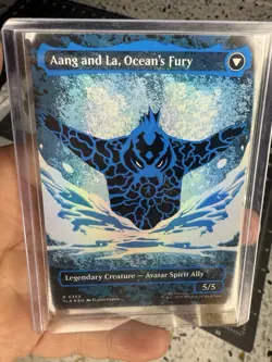 Aang, Swift Savior (Borderless) (Neon Ink Foil) Avatar: The Last Airbender MTG - Image 2